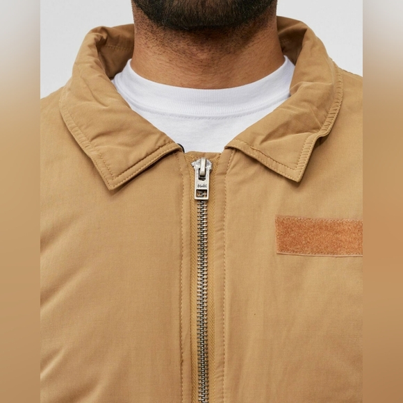 ‼️KSUBI MENS CHARTER BOMBER JACKET  TAN/BROWN SZ M - Picture 5 of 16
